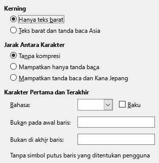 Citra Dialog Opsi Asian