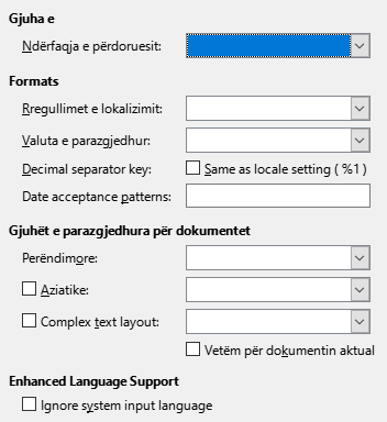 Options Language Dialog Image