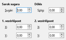 Slant and Corner Radius tab page