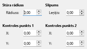 Slant and Corner Radius tab page