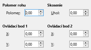 Slant and Corner Radius tab page