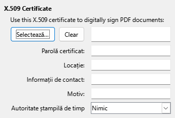 PDF Export Digital Signature Options Dialog Image