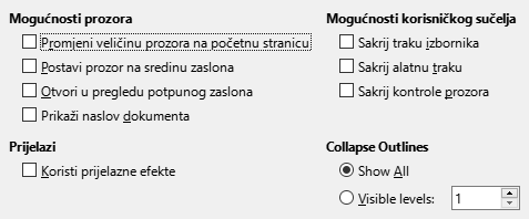 PDF Export User Interface Options Dialog Image