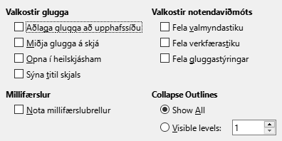 PDF Export User Interface Options Dialog Image