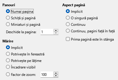 PDF Export View Options Dialog Image