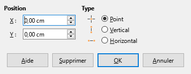 Boîte de dialogue Capturer un objet