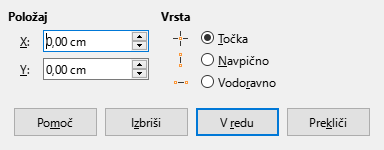 Slika pogovornega okna Pripni predmet