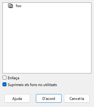 Insert from File dialog