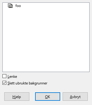 Sett inn fra Fil dialog
