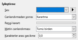 Enhanced Animation Effects Dialog