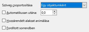 Text Animation Dialog