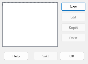 Custom Slide Shows Dialog