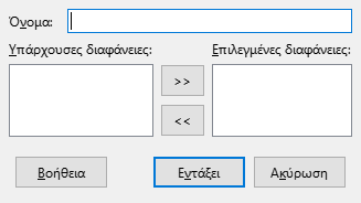 Ορισμός προσαρμοσμένου διαλόγου προβολής διαφανειών