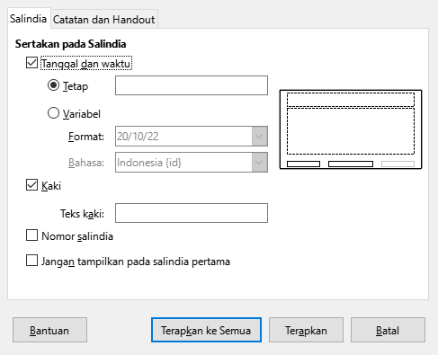 Dialog Kepala Kaki