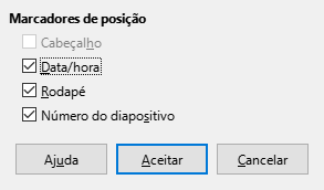 Caixa de diálogo Esquema do modelo global