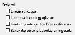 Impressen bistaratze-aukeren elkarrizketa-koadroa